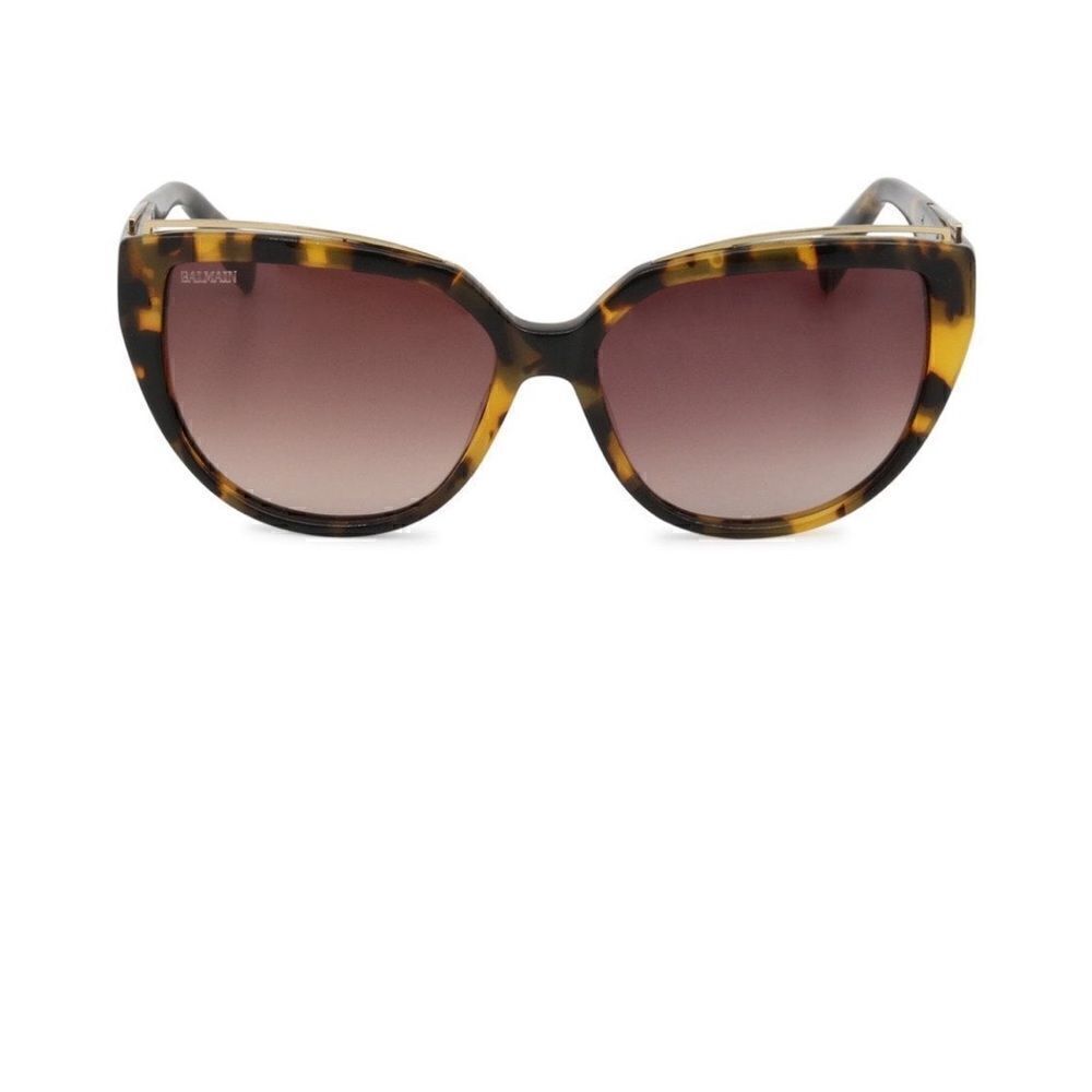 Balmain BL2107B-02-Grey tortoise sunglasses NWT $429